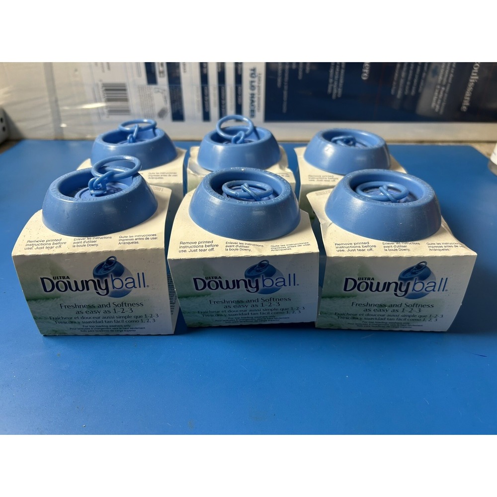 Lot of 6 - Ultra Downy Ball - Fabric Softener Dispenser Ball - Sealed